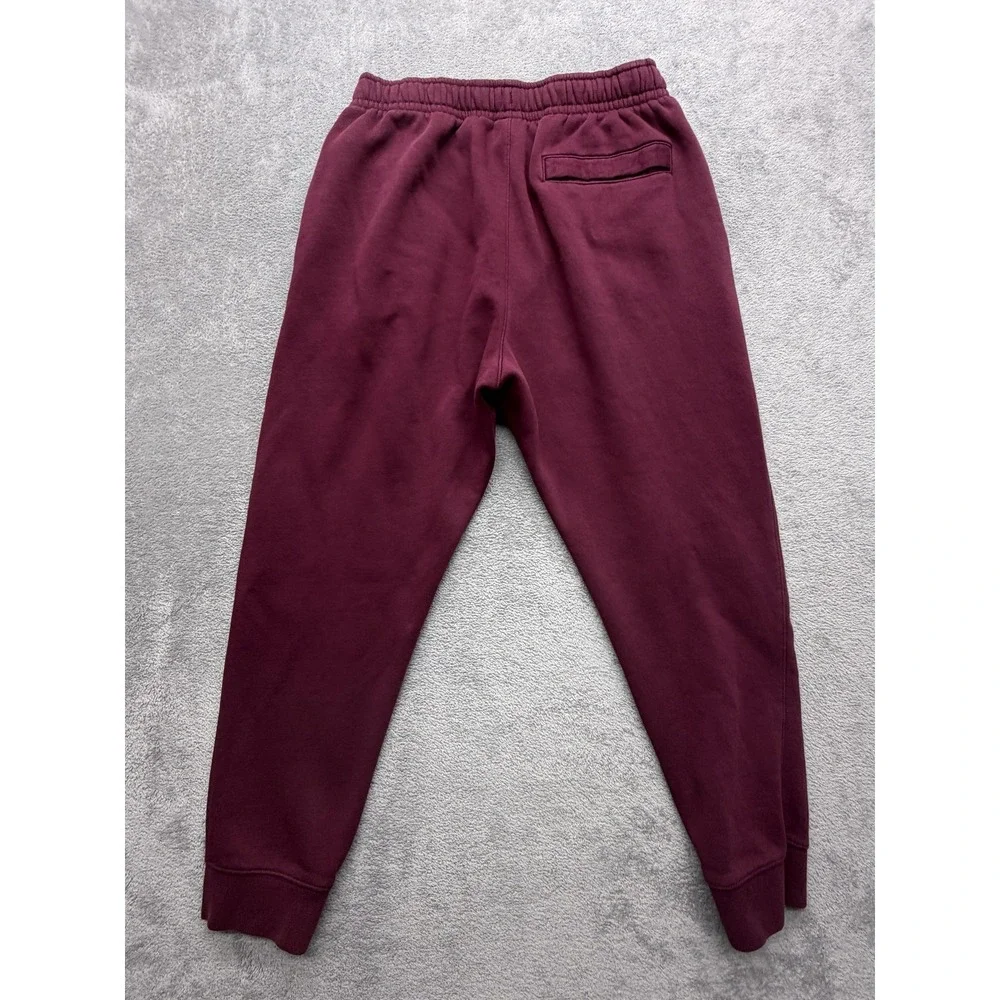 Nike Pants Mens L Red‎ Jogger Fleece Slim Tapered Elastic Waist Pockets